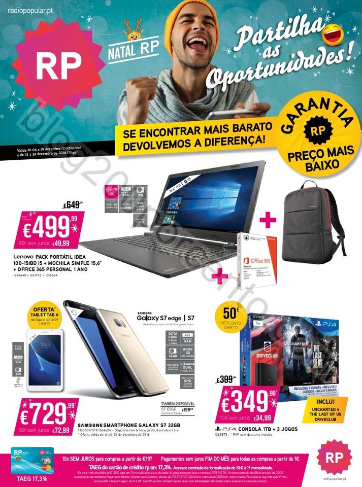 Antevisão Folheto RADIO POPULAR Promoções de 6 