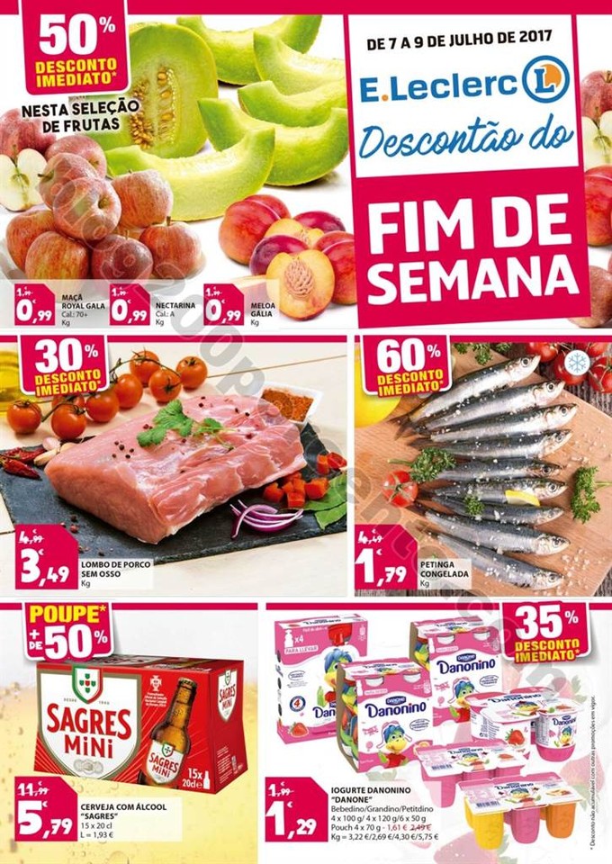 Antevisão Folheto E-LECLERC Fim de semana promoç