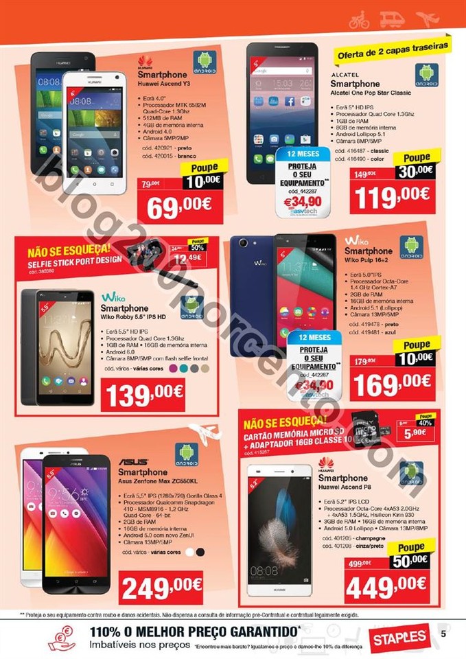 Antevisão Folheto STAPLES Promoções de 5 a 17 m