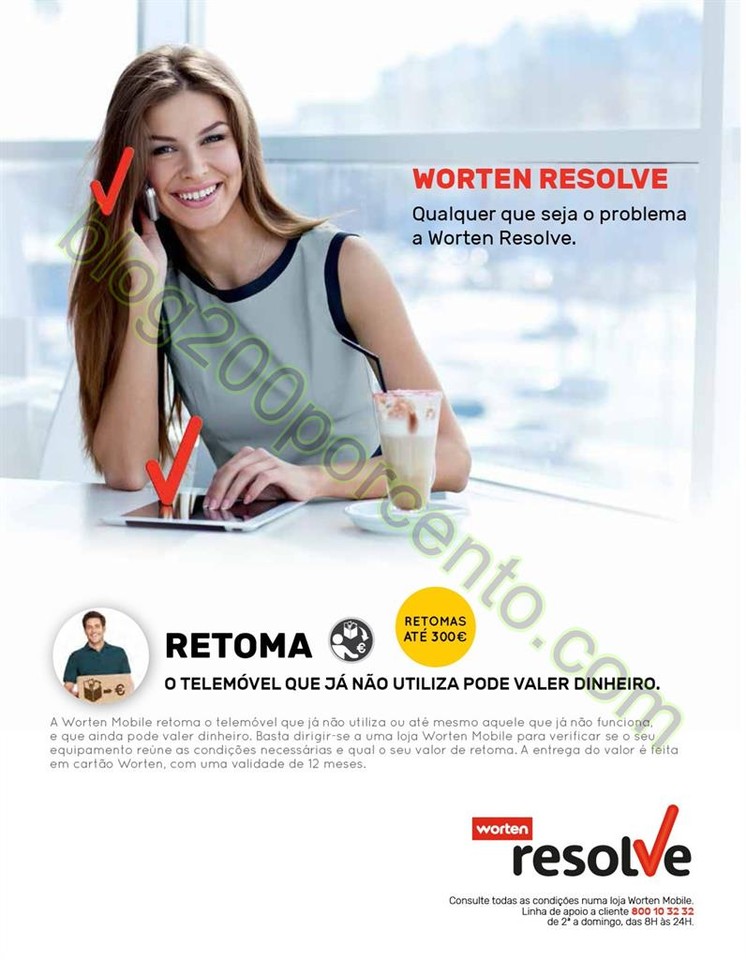 Antevisão Folheto WORTEN Mobile promoções de 11