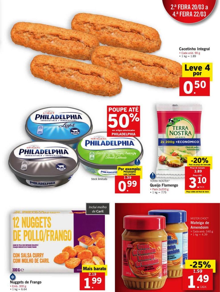 Antevisão Folheto LIDL Promoções de 20 a 22 mar