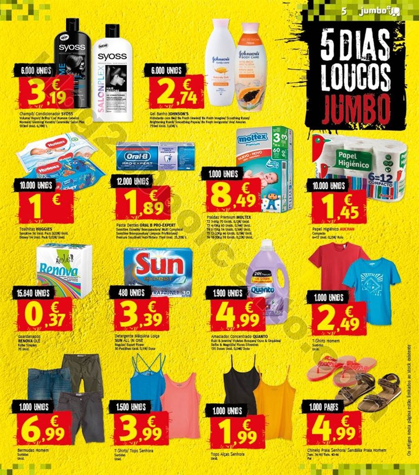 Antevisão Folheto JUMBO 5 dias loucos promoções