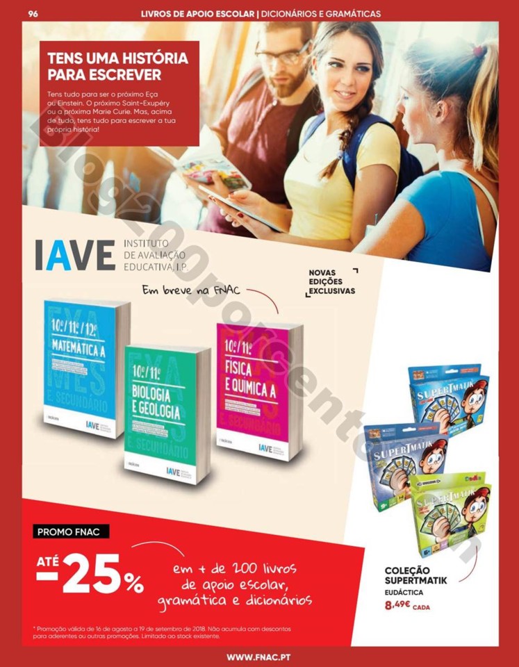 Antevisão Folheto FNAC Regresso às aulas promoç