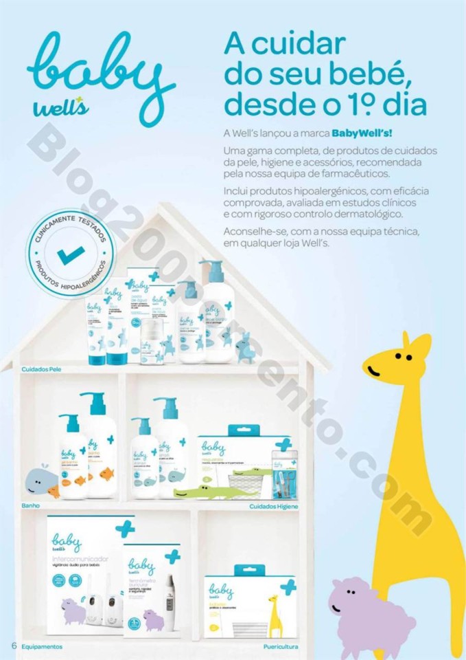 Antevisão Folheto WELLS Bebé promoções de 9 ja