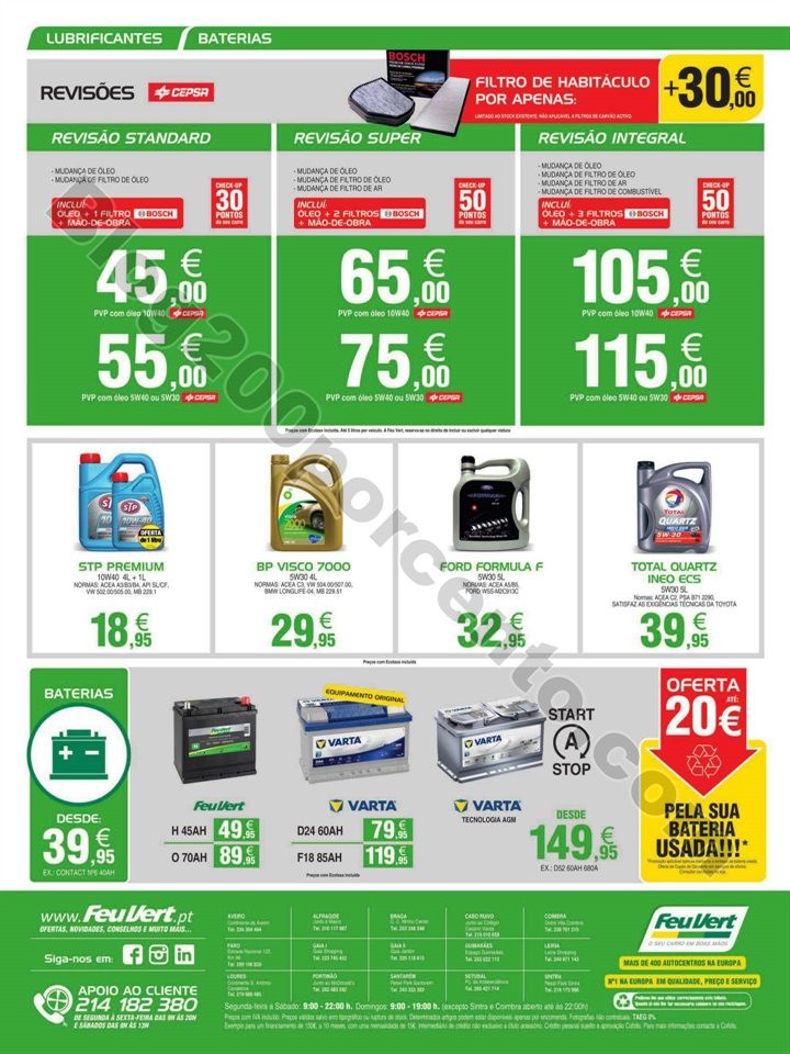 Antevisão Folheto FEU VERT Promoções de7 janeir