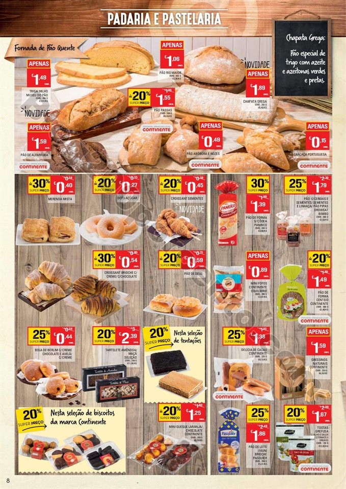 Antevisão Folheto CONTINENTE Promoções de 8 a 1