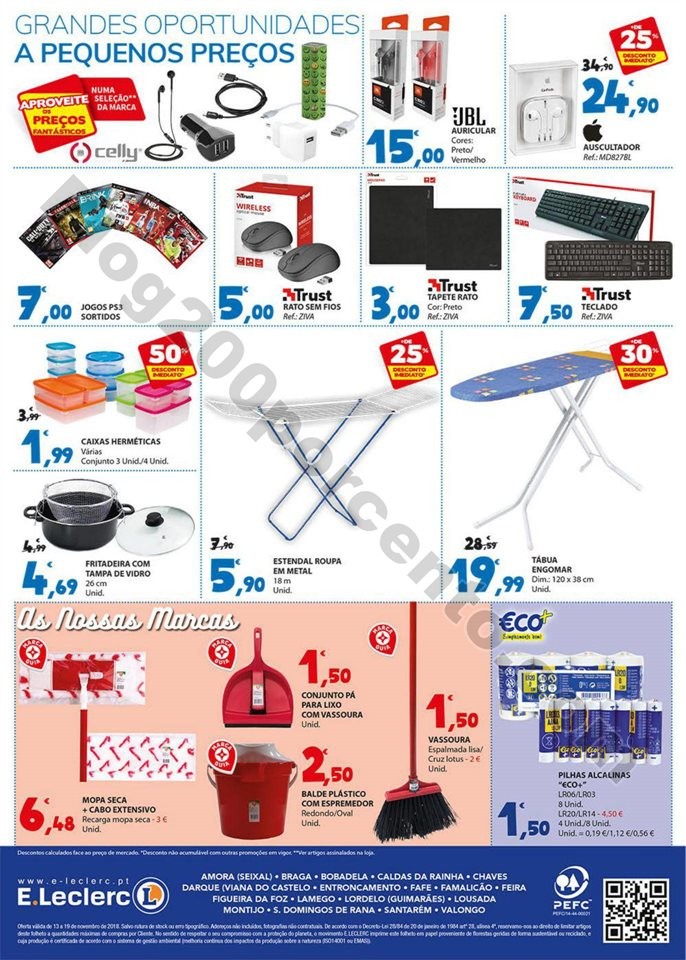 Antevisão Folheto E-LECLERC Promoções de 13 a 1