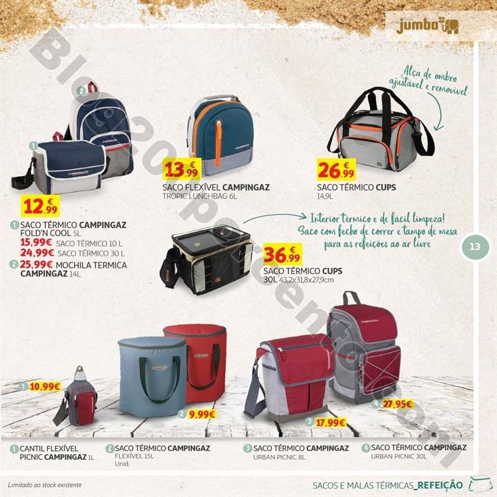 Especial Praia e Campismo JUMBO Promoções de 10 