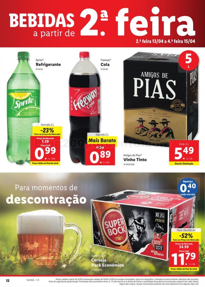 Antevisão Folheto LIDL Promoções de 13 a 19 abr