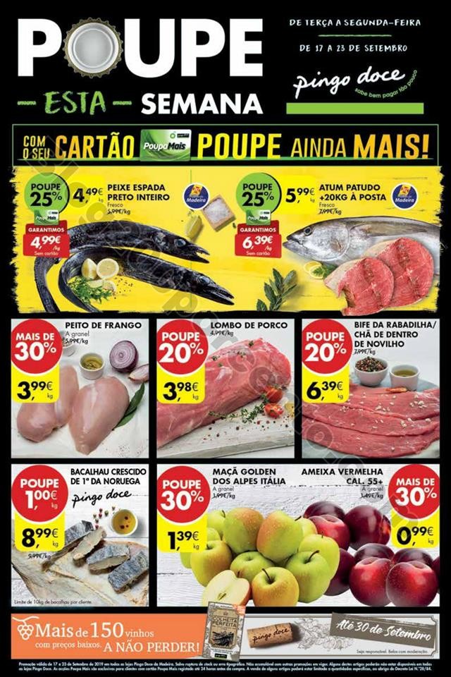 Antevisão Folheto PINGO DOCE Madeira Promoções 