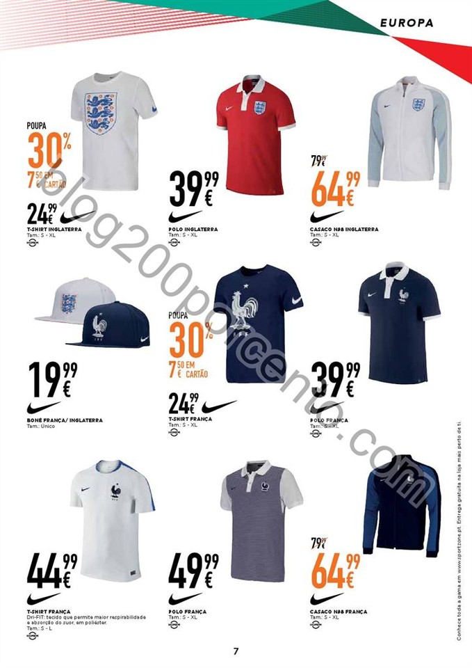 Antevisão Folheto SPORT ZONE Promoções de 25 ma