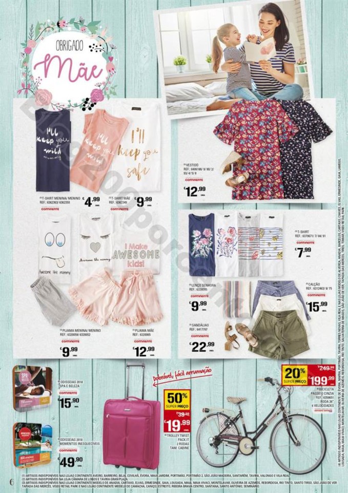 Antevisão Folheto CONTINENTE Especial dia da mãe