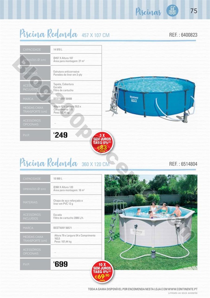 Antevisão Catálogo CONTINENTE Ar livre de 8 maio