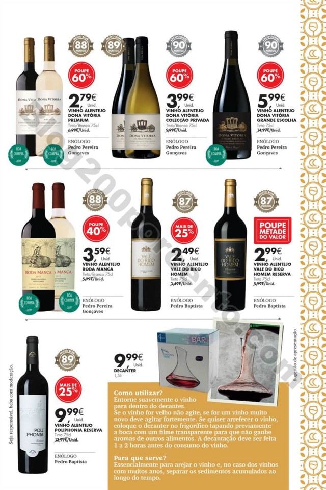 Antevisão Folheto PINGO DOCE Vinhos e Sabores Pro
