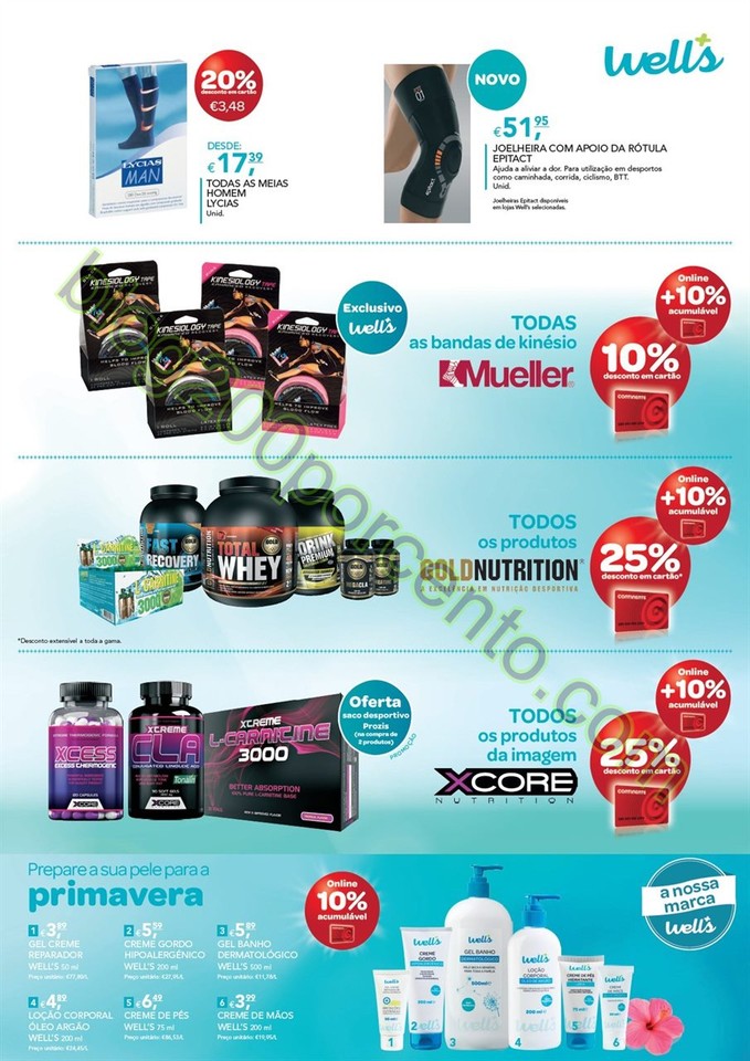 Novo Folheto WELLS Primavera promoções até 27 m