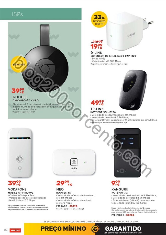 Antevisão Folheto WORTEN Mobilidade de 14 julho a