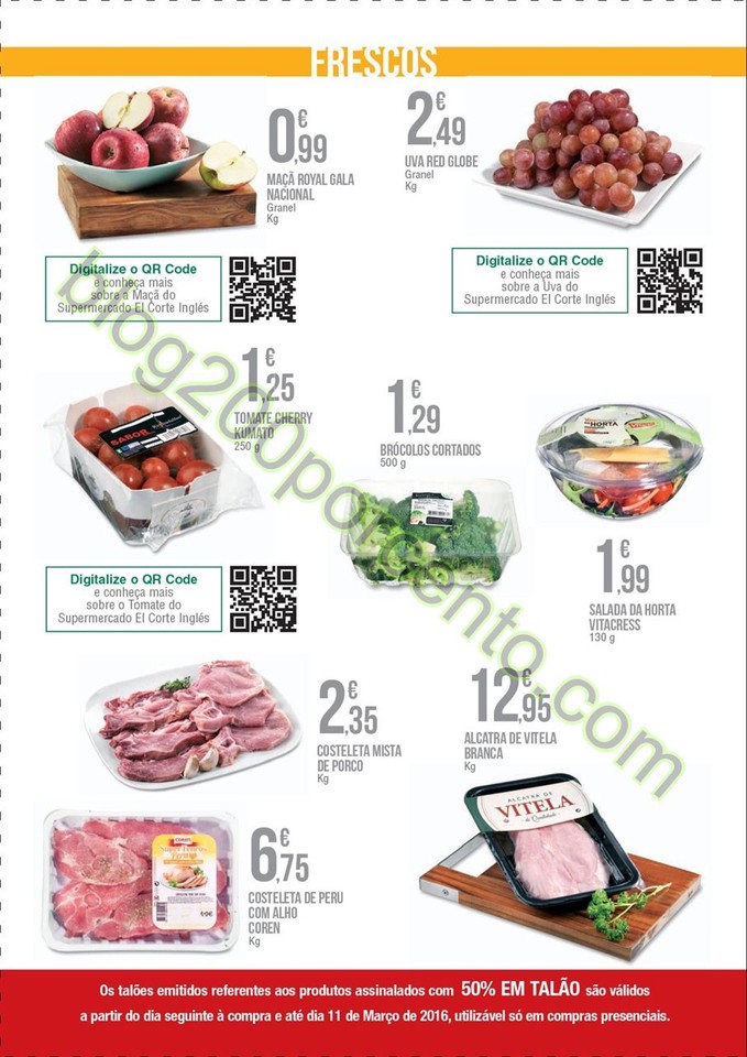 Novo Folheto EL CORTE INGLÉS promoções de 19 fe