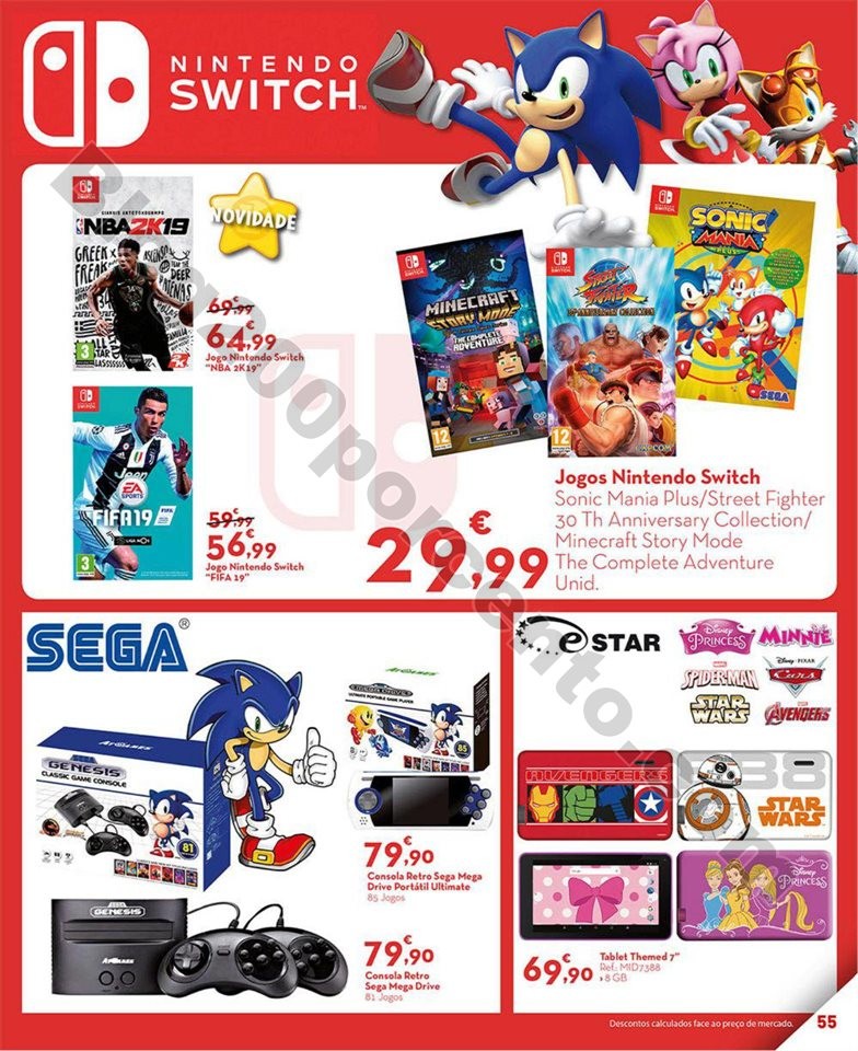 Antevisão Folheto E-LECLERC Brinquedos natal prom