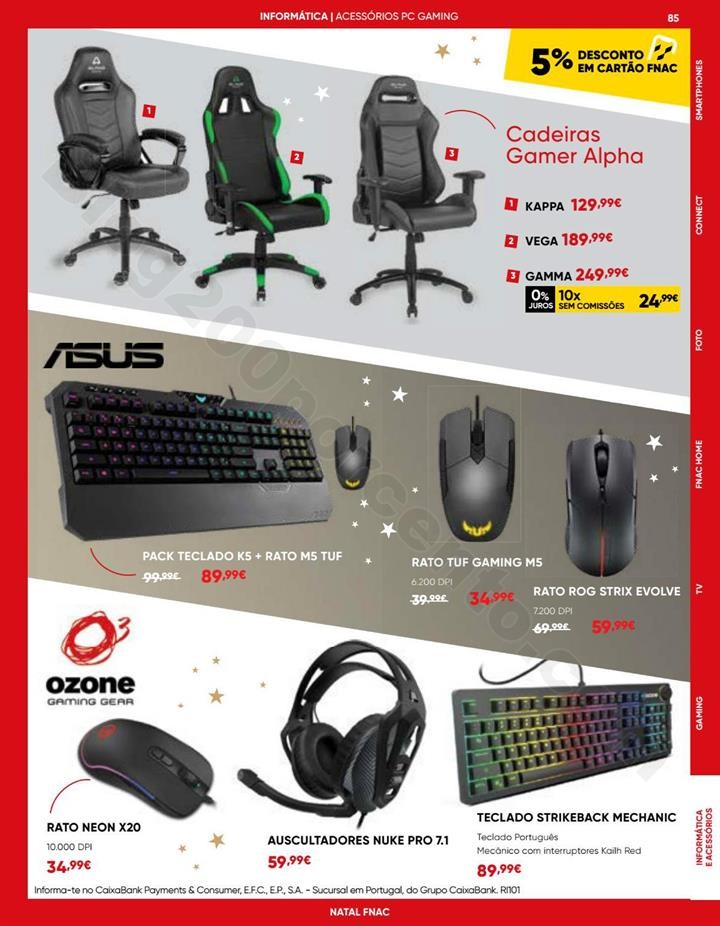 Antevisão Folheto FNAC Natal Tecnologia Promoçõ