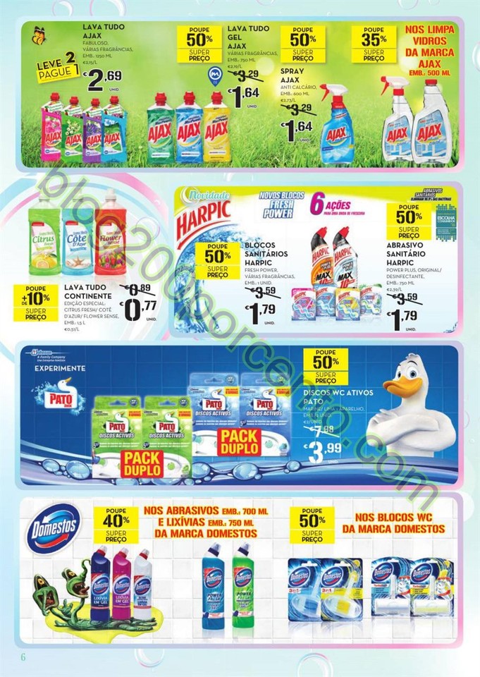 Antevisão Folheto CONTINENTE Limpeza de 23 fevere