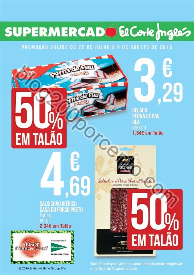 Novo Folheto EL CORTE INGLÉS Promoções de 22 ju