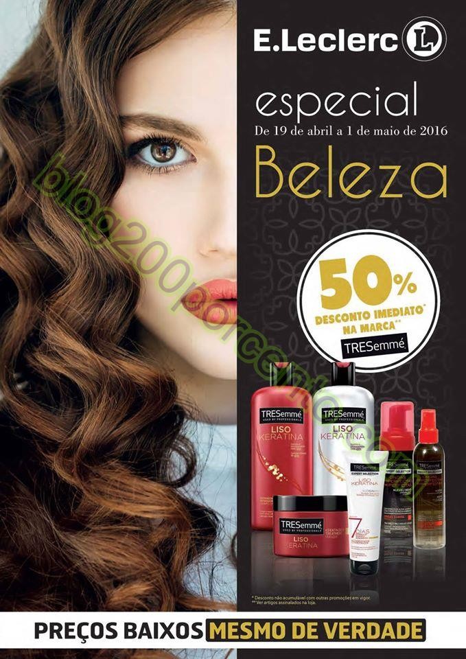 Antevisão Folheto E-LECLERC Especial Beleza de 19