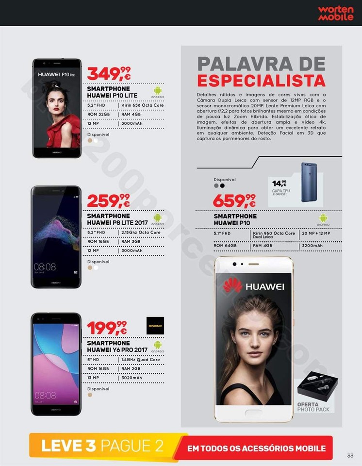 Antevisão Folheto WORTEN Mobile Promoções de 9 