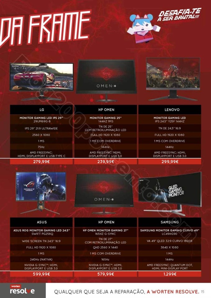Antevisão Folheto WORTEN Gaming promoções de 26