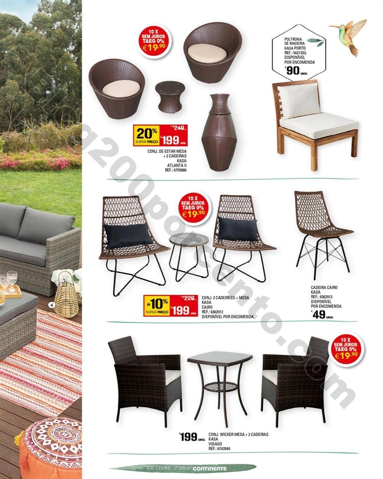 Antevisão Folheto CONTINENTE Feira ar livre promo