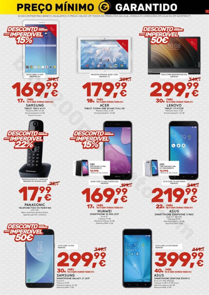 Antevisão Folheto WORTEN Promoções de 9 a 15 no