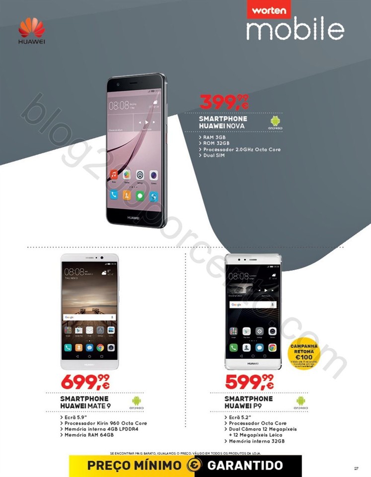 Novo Folheto WORTEN Mobile promoções até 8 feve