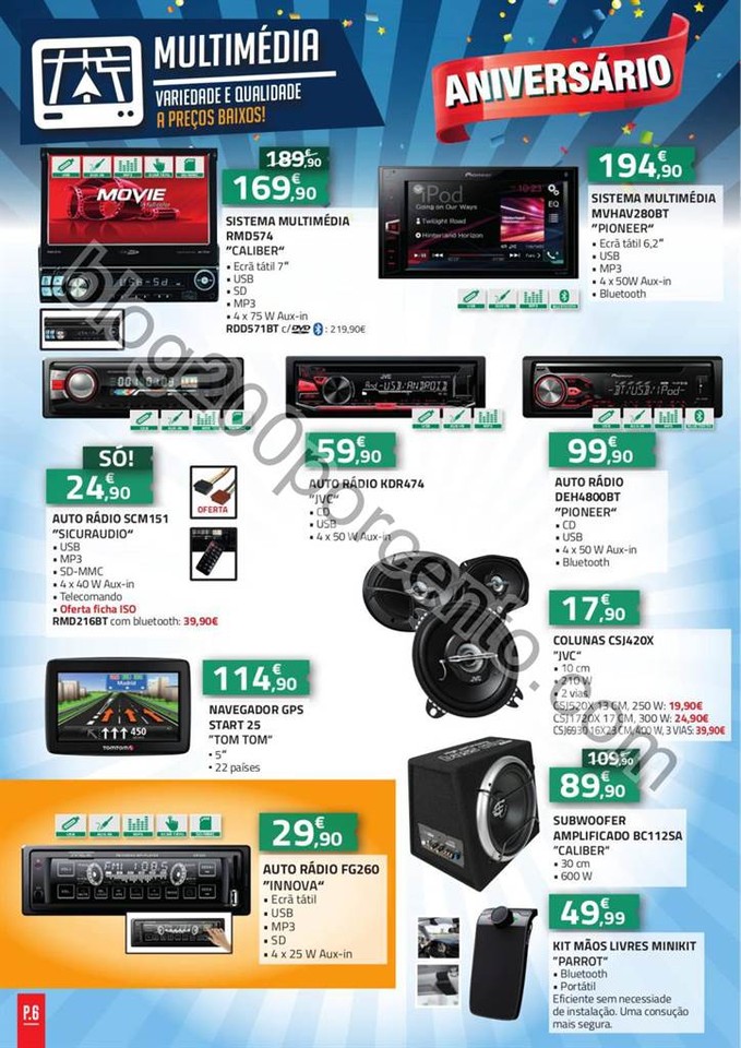 Antevisão Folheto E-LECLERC Aniversário Auto pro