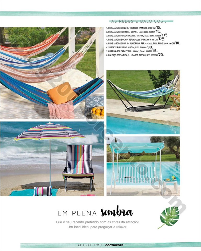 Antevisão Folheto CONTINENTE Ar livre Promoções