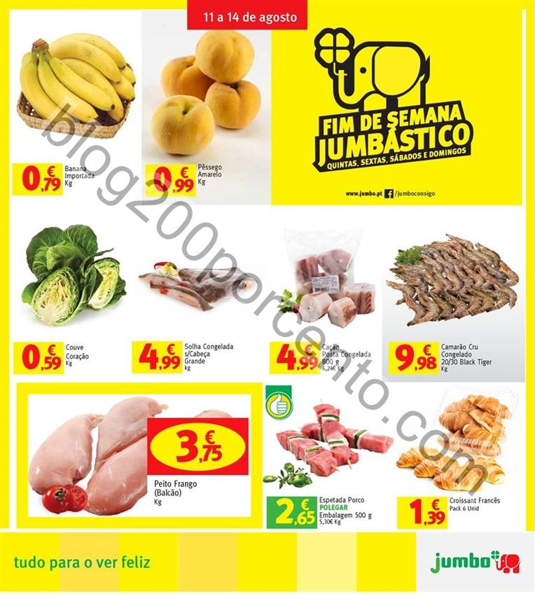 Antevisão Folheto JUMBO Fim de semana de 11 a 14 