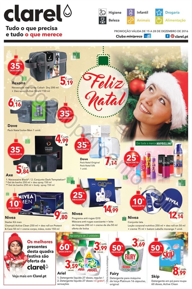 Antevisão Folheto CLAREL Promoções de 15 a 28 d