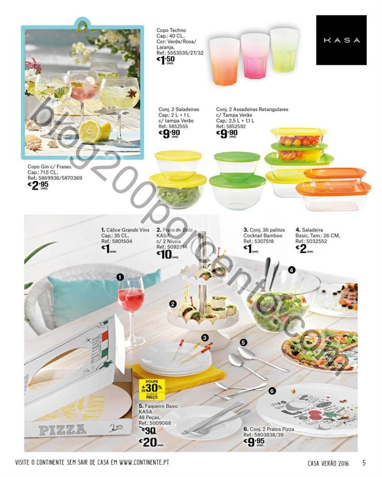 Antevisão Folheto CONTINENTE Kasa verão de 19 ju