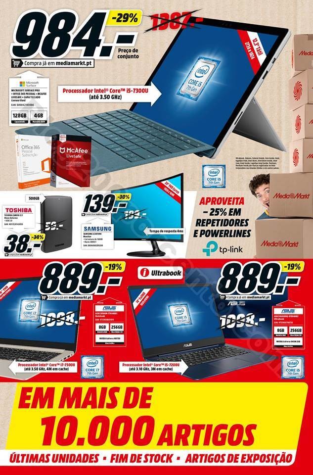 Antevisão Folheto MEDIA MARKT Outlet promoções 