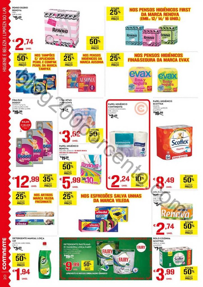 Antevisão Folheto CONTINENTE - MODELO Madeira de 