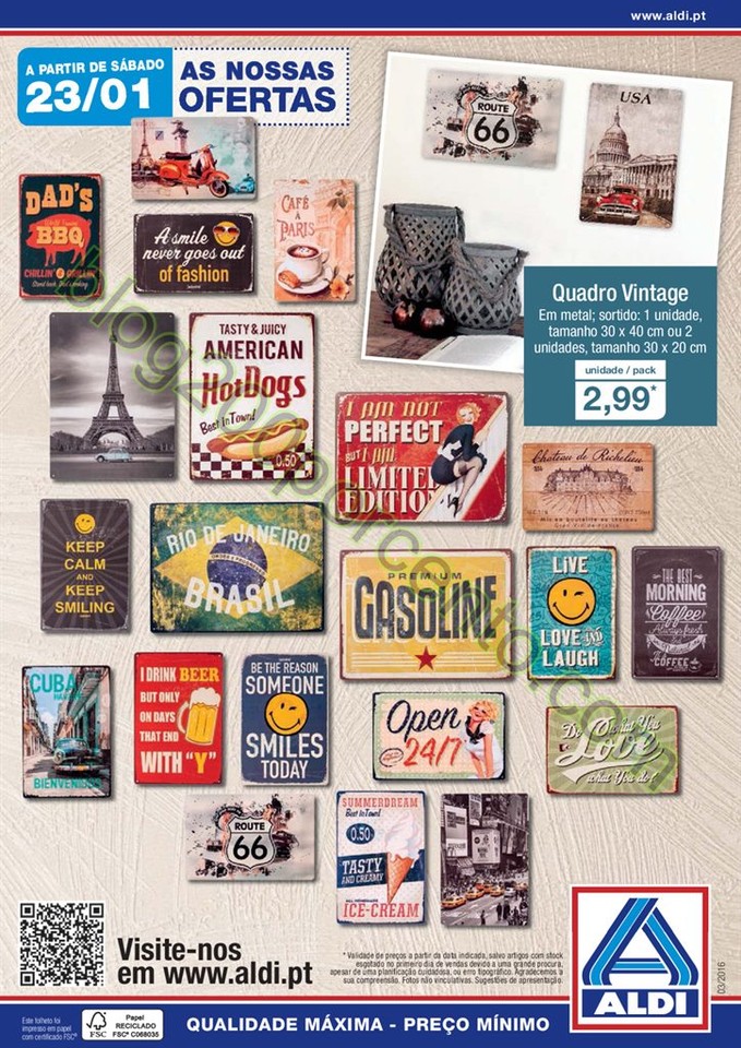 Antevisão Folheto ALDI Promoções a partir de 20
