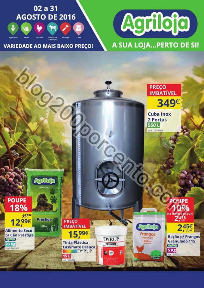 Antevisão Folheto AGRILOJA Promoções de 2 a 31 