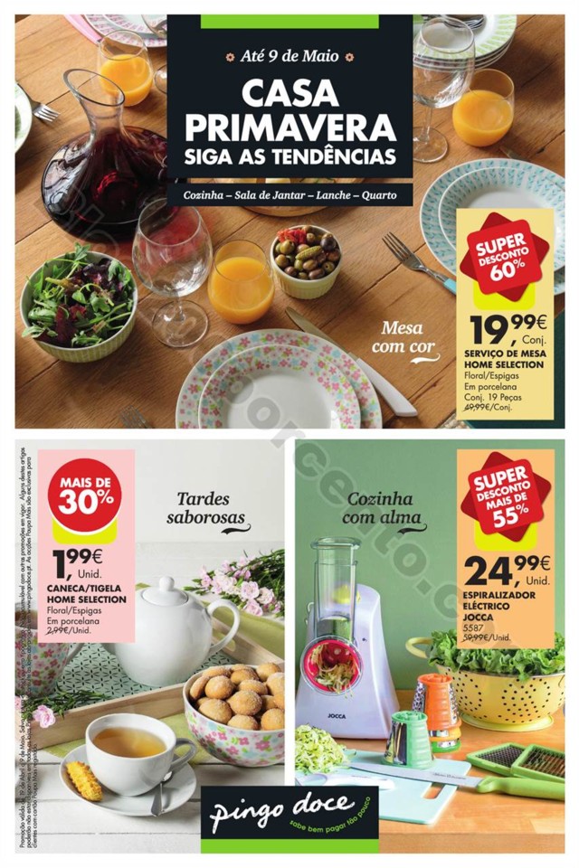 Antevisão Folheto PINGO DOCE Bazar Primavera 19 a