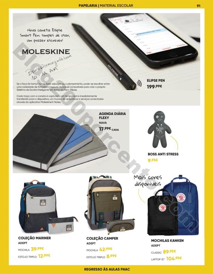 Antevisão Folheto FNAC Regresso às aulas promoç