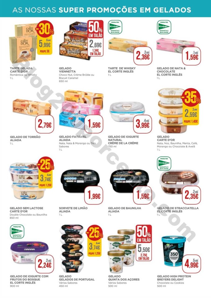 Antevisão folheto EL CORTE INGLÉS Promoções de