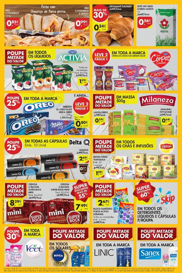 Folheto fim de Semana PINGO DOCE 12 a 16 outubro 