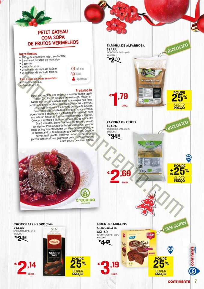 Antevisão Folheto CONTINENTE Natal Área viva de 