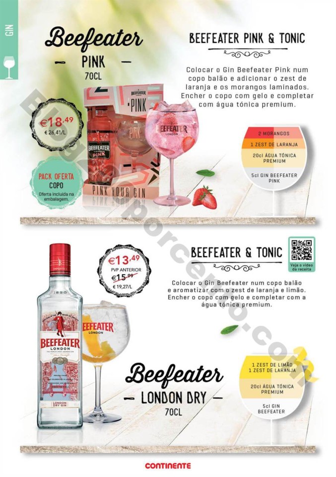 Antevisão Folheto CONTINENTE Cocktails promoçõe