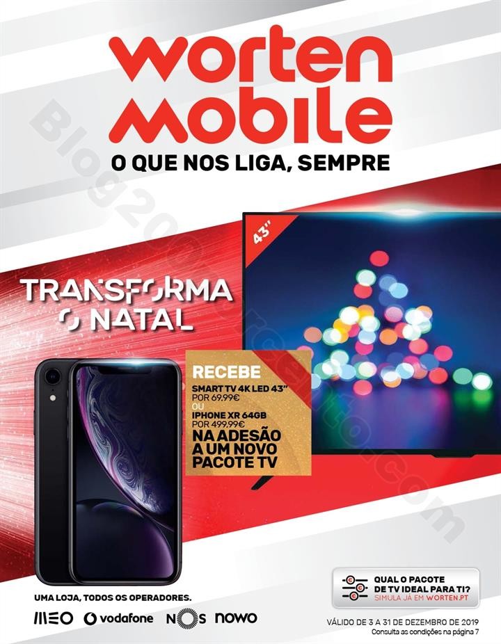 Antevisão Folheto WORTEN Mobile Promoções de 3 