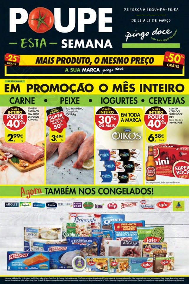 Antevisão Folheto PINGO DOCE Promoções de 12 a 