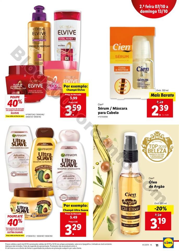 Antevisão Folheto LIDL Promoções de 7 a 13 outu