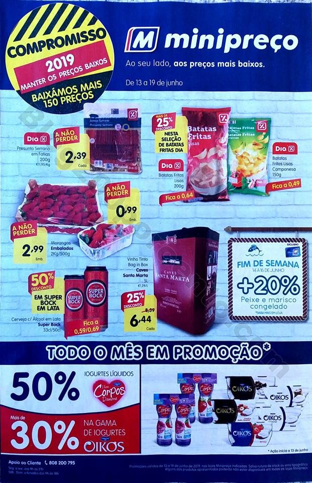 Antevisão folheto minipreço promoções de 13 a 